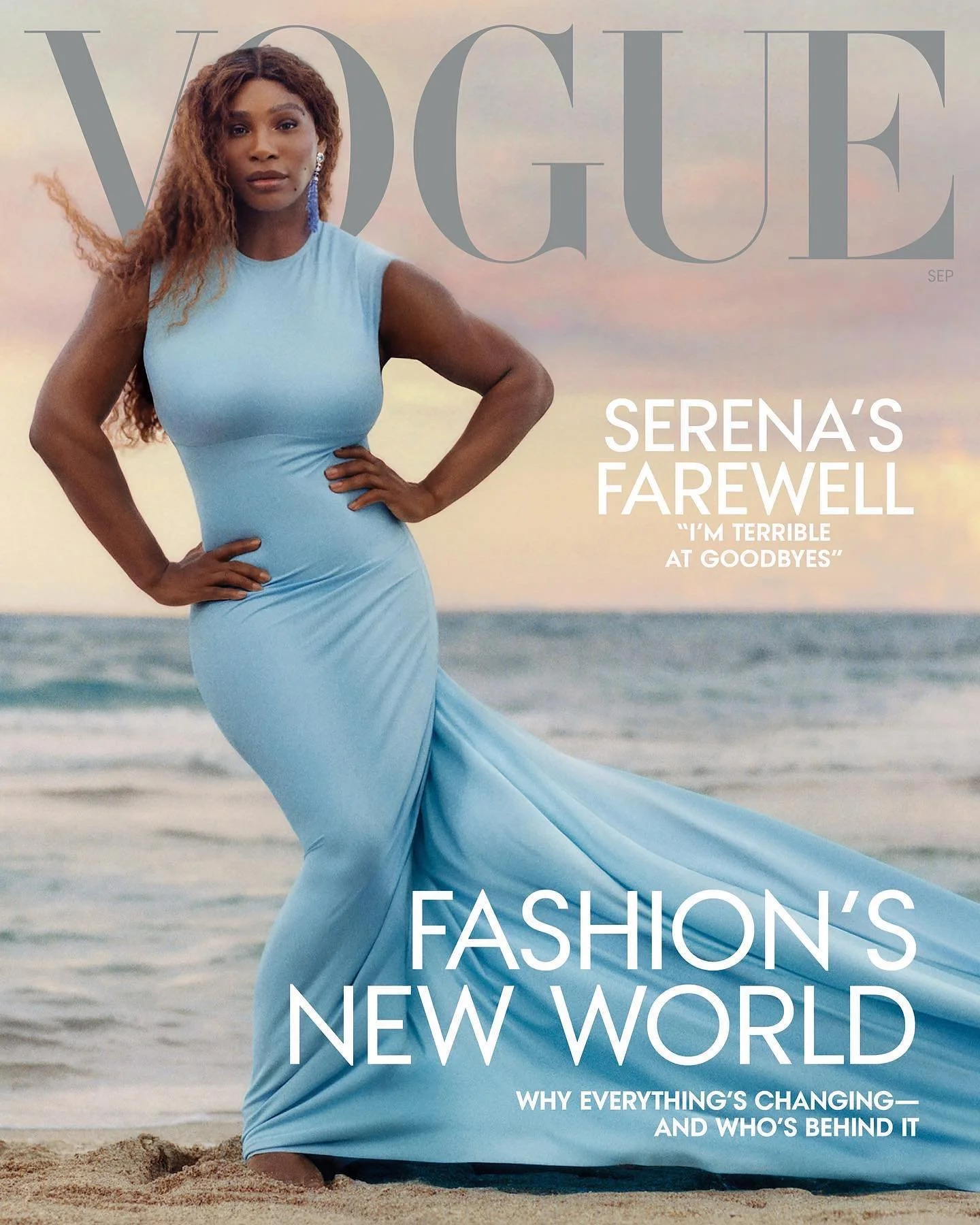 Serena Williams Talks 'Retirement' Vogue US September 2022 — Anne